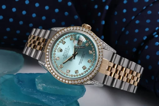 Top Fake Rolex Datejust 16013 Automatic Movement 36mm Gold/steel Case Mens/unisex Watch - Image 4