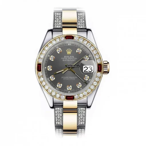 Incredible Replica Rolex Datejust 16013 Automatic Movement 36mm Gold/steel Case Mens/unisex Watch