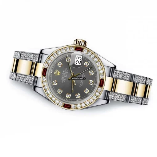 Incredible Replica Rolex Datejust 16013 Automatic Movement 36mm Gold/steel Case Mens/unisex Watch - Image 2