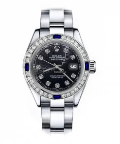 Neat Fake Rolex Oyster Perpetual Lady Date 69160 Automatic Movement 26mm Steel Case Womens Watch
