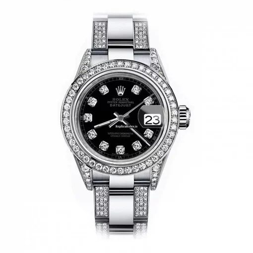 Fantastic Fake Rolex Lady-datejust 68274 Automatic Movement 31mm Steel Case Womens Watch