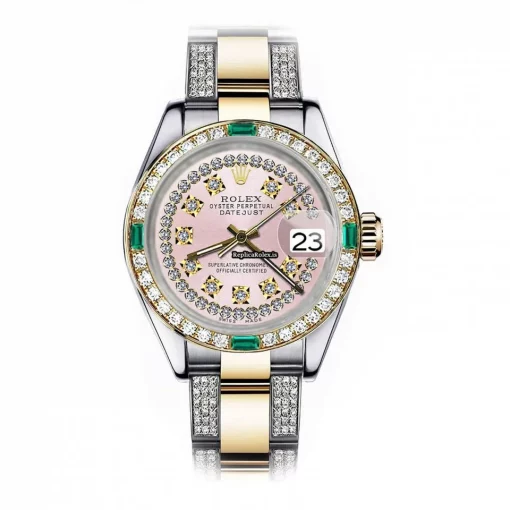 Neat Replica Rolex Datejust 16013 Automatic Movement 36mm Gold/steel Case Mens/unisex Watch