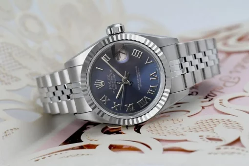 Design Knockoff Rolex Oyster Perpetual Lady Date 69160 Automatic Movement 26mm Steel Case Womens Watch - Image 3