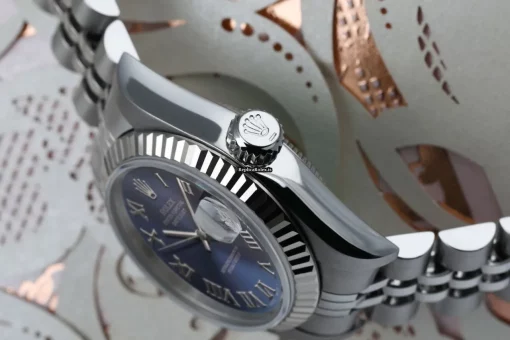 Design Knockoff Rolex Oyster Perpetual Lady Date 69160 Automatic Movement 26mm Steel Case Womens Watch - Image 4