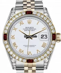 Lovely Replica Rolex Lady-datejust 69173 Automatic Movement 31mm Gold/steel Case Womens Watch