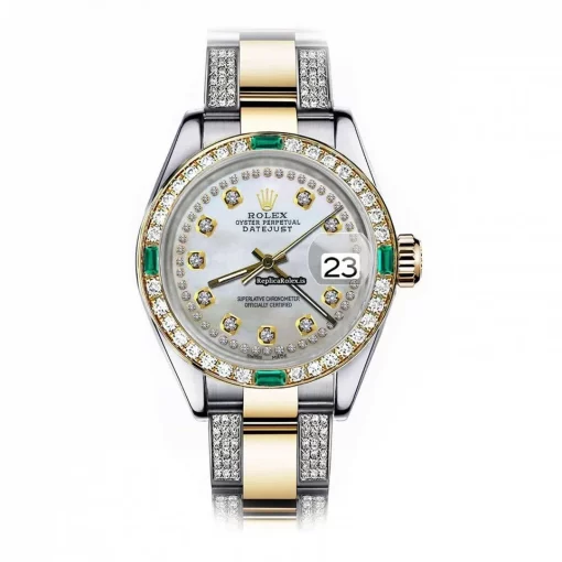 Exquisite Replica Rolex Datejust 16013 Automatic Movement 36mm Gold/steel Case Mens/unisex Watch