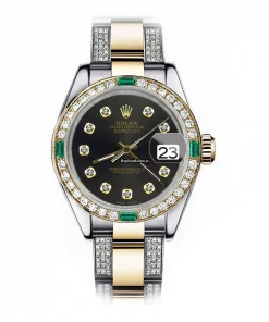 Popular Replica Rolex Lady-datejust 68273 Automatic Movement 31mm Gold/steel Case Womens Watch