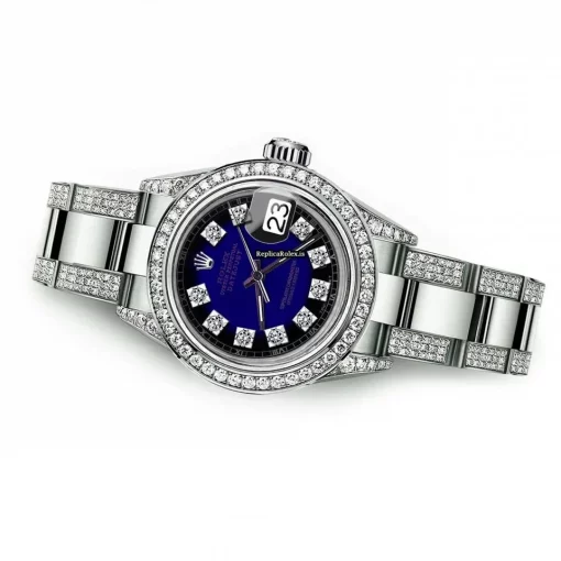 Fantastic Replica Rolex Lady-datejust 68274 Automatic Movement 31mm Steel Case Womens Watch - Image 3