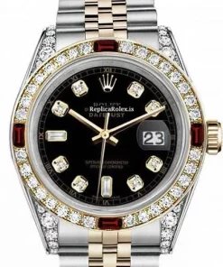 Marvellous Replica Rolex Datejust 16013 Automatic Movement 36mm Gold/steel Case Mens/unisex Watch