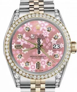 Distinctive Replica Rolex Datejust 16013 Automatic Movement 36mm Gold/steel Case Mens/unisex Watch