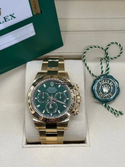 Best Fake Rolex Daytona 116508 Caliber 4130 Automatic Movement 40mm Yellow Gold Case Mens/unisex Watch - Image 2