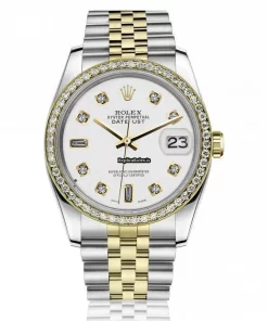 Perfect Fake Rolex Lady-datejust 69173 Automatic Movement 26mm Gold/steel Case Womens Watch