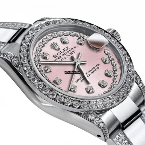 Excellent Replica Rolex Lady-datejust 68274 Automatic Movement 31mm Steel Case Womens Watch - Image 2