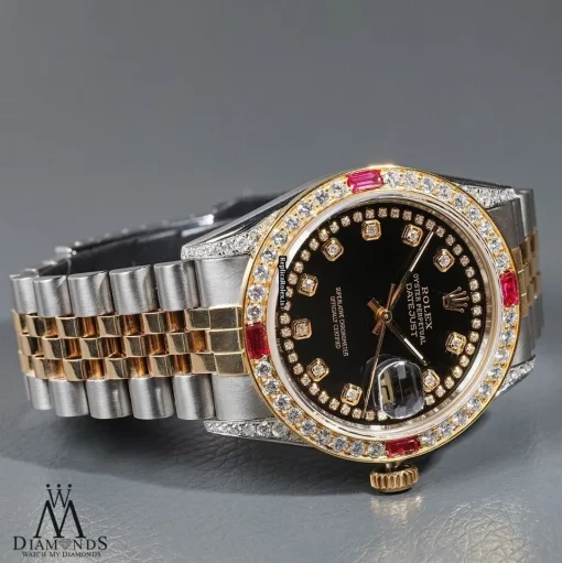 Attractive Replica Rolex Datejust 16013 Automatic Movement 36mm Gold/steel Case Mens/unisex Watch - Image 10