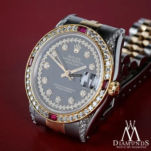 Attractive Replica Rolex Datejust 16013 Automatic Movement 36mm Gold/steel Case Mens/unisex Watch - Image 6