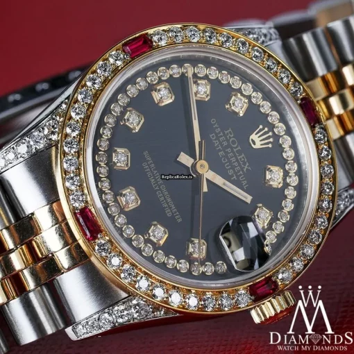 Attractive Replica Rolex Datejust 16013 Automatic Movement 36mm Gold/steel Case Mens/unisex Watch - Image 7