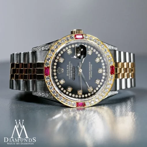 Attractive Replica Rolex Datejust 16013 Automatic Movement 36mm Gold/steel Case Mens/unisex Watch - Image 9