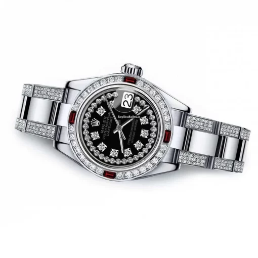 Marvellous Imitation Rolex Lady-datejust 68274 Automatic Movement 31mm Steel Case Womens Watch - Image 2