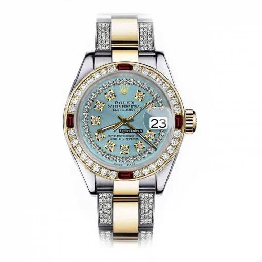 Swiss Fake Rolex Datejust 16013 Automatic Movement 36mm Gold/steel Case Mens/unisex Watch