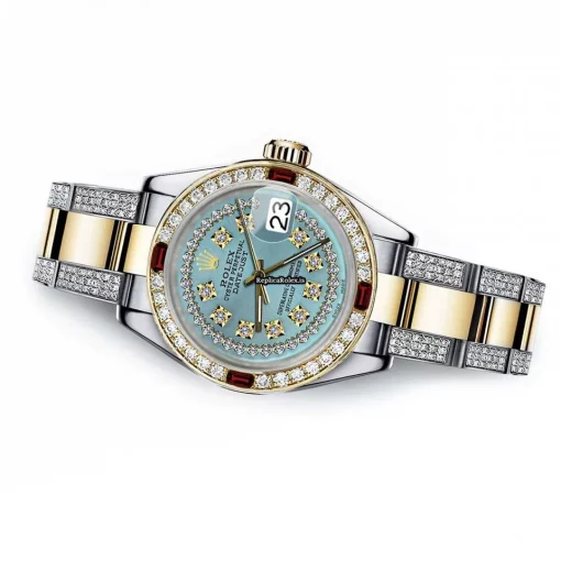 Swiss Fake Rolex Datejust 16013 Automatic Movement 36mm Gold/steel Case Mens/unisex Watch - Image 2