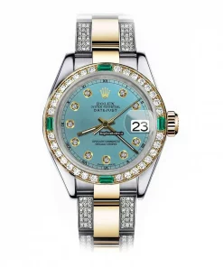 Exquisite Fake Rolex Datejust 16013 Automatic Movement 36mm Gold/steel Case Mens/unisex Watch