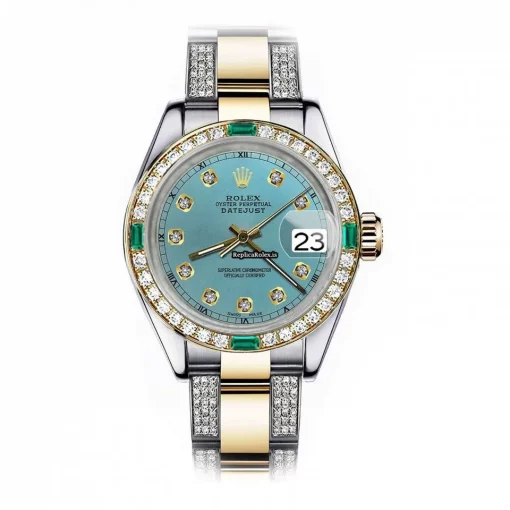 Exquisite Fake Rolex Datejust 16013 Automatic Movement 36mm Gold/steel Case Mens/unisex Watch