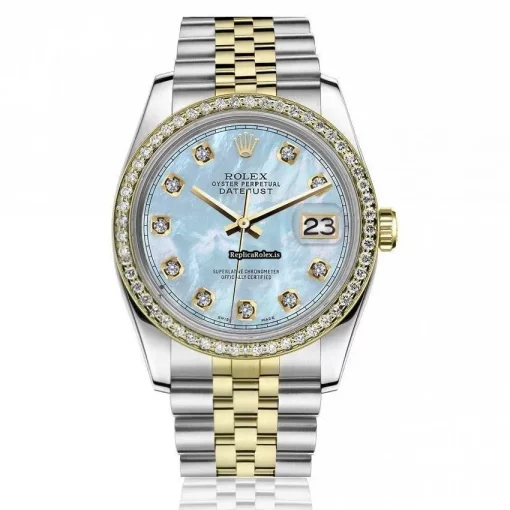 Discount Imitation Rolex Lady-datejust 69173 Automatic Movement 26mm Gold/steel Case Womens Watch