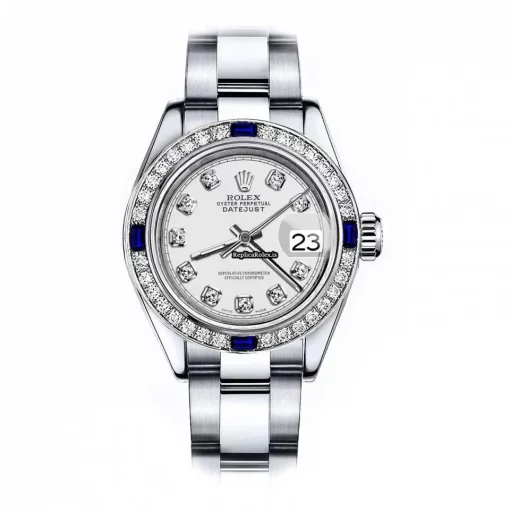 Wonderful Replicas Rolex Oyster Perpetual Lady Date 69160 Automatic Movement 26mm Steel Case Womens Watch