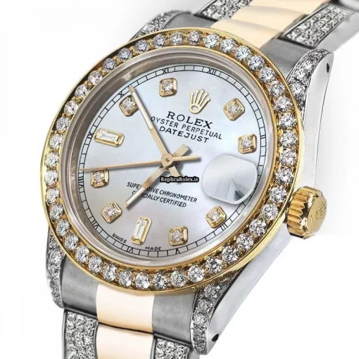 Ideal Replicas Rolex Datejust 16013 Automatic Movement 36mm Gold/steel Case Mens/unisex Watch - Image 2