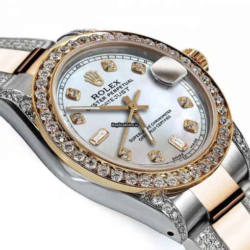 Ideal Replicas Rolex Datejust 16013 Automatic Movement 36mm Gold/steel Case Mens/unisex Watch - Image 3