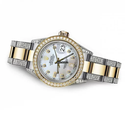 Ideal Replicas Rolex Datejust 16013 Automatic Movement 36mm Gold/steel Case Mens/unisex Watch - Image 4