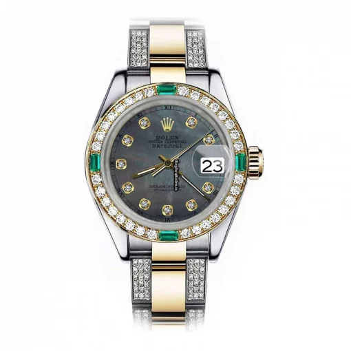 Durable Replica Rolex Lady-datejust 68273 Automatic Movement 31mm Gold/steel Case Womens Watch