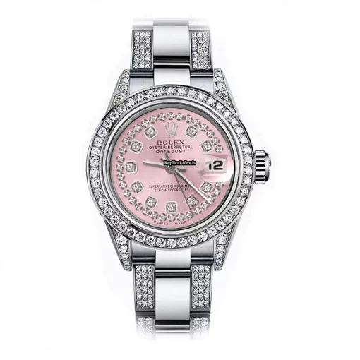 Wonderful Copies Rolex Lady-datejust 69174 Automatic Movement 26mm Steel Case Womens Watch - Image 11