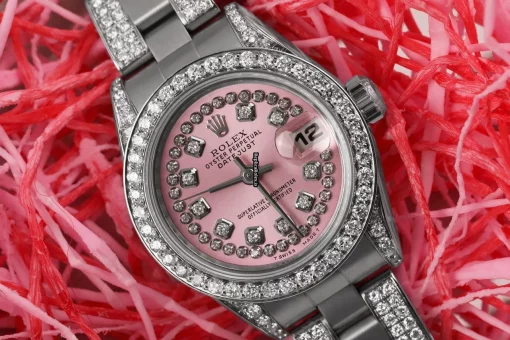 Wonderful Copies Rolex Lady-datejust 69174 Automatic Movement 26mm Steel Case Womens Watch - Image 4