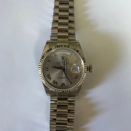 1:1 Replica Rolex Day-date 36 118239 Caliber 3155 Automatic Movement 36x43mm White Gold Case Mens/unisex Watch