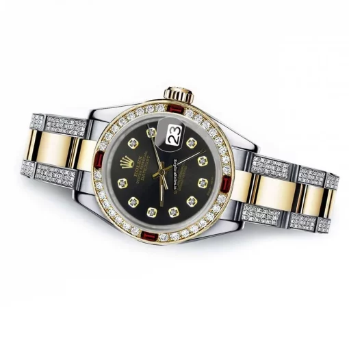 Wonderful Clone Rolex Datejust 16013 Automatic Movement 36mm Gold/steel Case Mens/unisex Watch - Image 2
