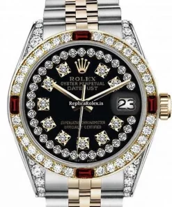 Superb Replica Rolex Datejust 16013 Automatic Movement 36mm Gold/steel Case Mens/unisex Watch