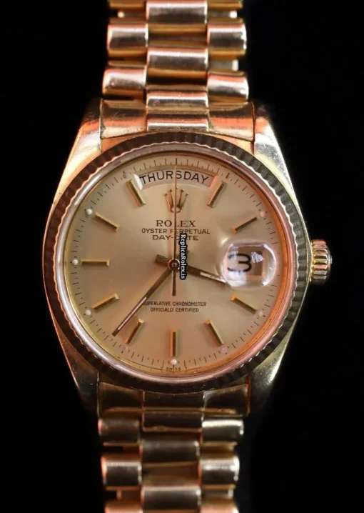 Appealing Copies Rolex Day-date 18308 Automatic Movement 36mm Yellow Gold Case Mens/unisex Watch