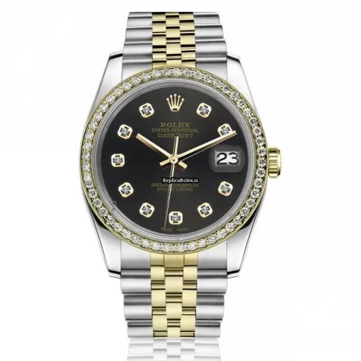 Offering Replica Rolex Lady-datejust 68274 Automatic Movement 31mm Gold/steel Case Womens Watch