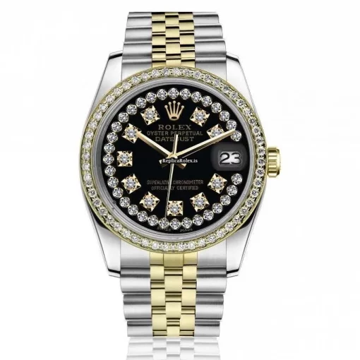 Great Fake Rolex Lady-datejust 69173 Automatic Movement 26mm Gold/steel Case Womens Watch