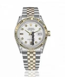 Wholesale Fake Rolex Lady-datejust 68274 Automatic Movement 31mm Gold/steel Case Womens Watch