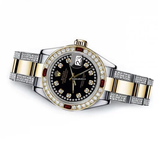 Suitable Replica Rolex Datejust 16013 Automatic Movement 36mm Gold/steel Case Mens/unisex Watch - Image 2