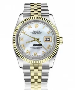 1:1 Fake Rolex Lady-datejust 69173 Automatic Movement 26mm Gold/steel Case Womens Watch