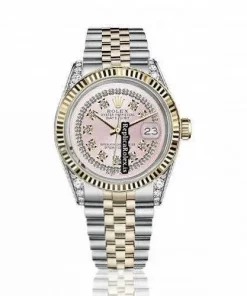 Fantastic Replica Rolex Lady-datejust 69173 Automatic Movement 26mm Gold/steel Case Womens Watch