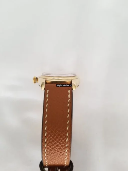 Defect Replica Rolex Bubble Back 3131 Caliber 630 Automatic Movement 32x38mm Yellow Gold Case Mens/unisex Watch - Image 5