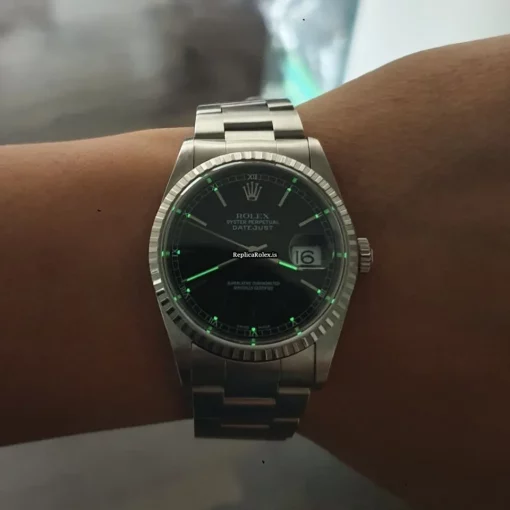 Epic Fake Rolex Datejust 16220 Caliber 3135 Automatic Movement 36mm Steel Case Mens/unisex Watch - Image 4