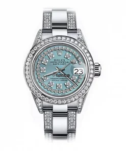 Amazing Fake Rolex Oyster Perpetual Lady Date 69160 Automatic Movement 26mm Steel Case Womens Watch