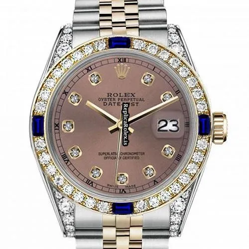 Fantastic Replicas Rolex Lady-datejust 69173 Automatic Movement 26mm Gold/steel Case Womens Watch