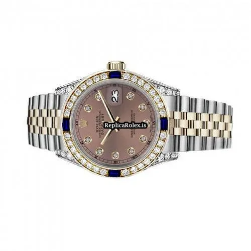 Fantastic Replicas Rolex Lady-datejust 69173 Automatic Movement 26mm Gold/steel Case Womens Watch - Image 2