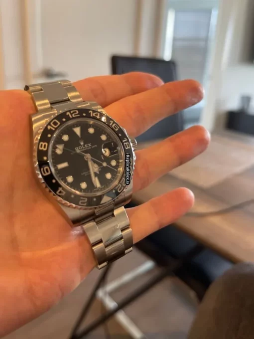 Lovely Fake Rolex Gmt-master II 116710ln Caliber 3186 Automatic Movement 40mm Steel Case Mens/unisex Watch - Image 4
